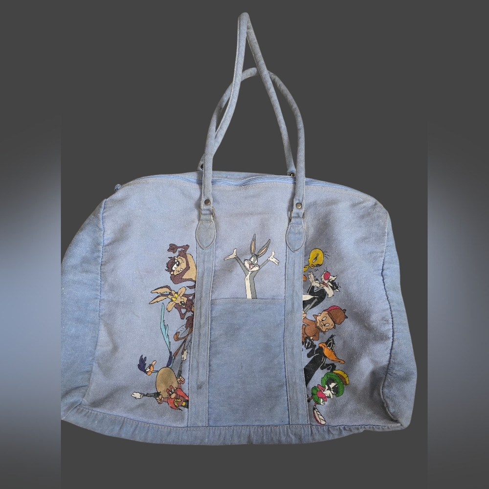 Lonney Tunes Denium, Vintage Tote Bag